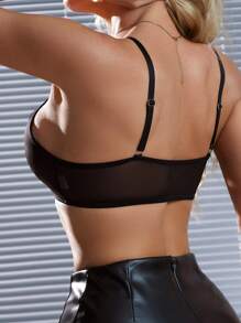 Front Closure Bra, Sexy And Cute Babe Style - Black - View 2