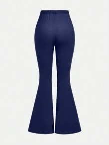 SHEIN Girlism Spodnie dzwony dla dziewcząt w jednolitym kolorze, swobodne i uniwersalne, 3 szt. - Granatowy - Zobacz 8