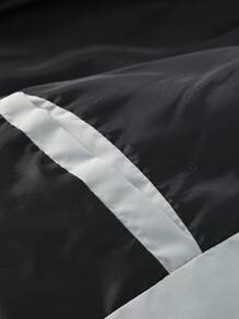 Manfinity Homme Men Zip Up Quilted Bomber Padded Coat - Grey - View 5