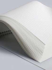 1pc Flip Top Wirebound Grid Notebook Valentine's Day, Valentines Wedding, Birthday - Multicolor - View 4