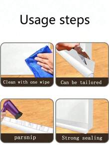 SHEIN 1pc, Door Gap Door Sealing Strip, Foam Tape Sound Insulation, Waterproof, Insect Repellent, Dustproof, Windproof Door Gap Insulation Strip Christmas For Holiday Gift Giving,Stickers,Wall Decal, Vinyl Decal For Home Decorations,Spring Decoration Items Refresh Your Home,Rama Decoration Stickers