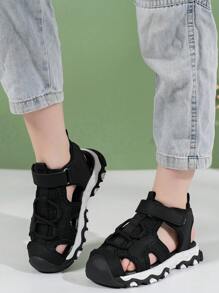 1 Pair Black Fashion Children Casual Sports Sandals