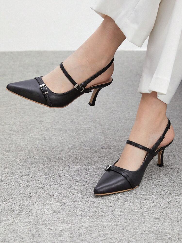 CUCCOO BIZCHIC Women's Fashion Versatile Elegant Pointed-Toe High Heels