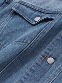 DAZY Women's Hooded Sweatshirt Sweatshirt Long Sleeve Women - Medium Wash - View 8