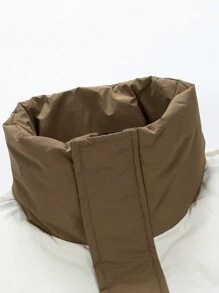 Manfinity Homme Men Colorblock Zipper Front Casual Outdoor Windbreaker Padded Coat, Daily Wear Winter Clothes - Multicolor - View 3