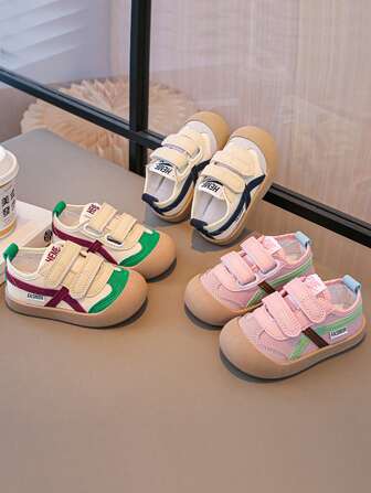 1 双儿童时尚运动鞋，适合男孩和女孩，春季、秋季、户外、跑步、幼儿休闲运动鞋