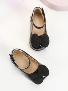 1 双全新时尚幼儿女童户外平底鞋，可爱宝宝初学走路鞋，舒适室内婴儿防滑鞋 - 黑色 - 查看 7