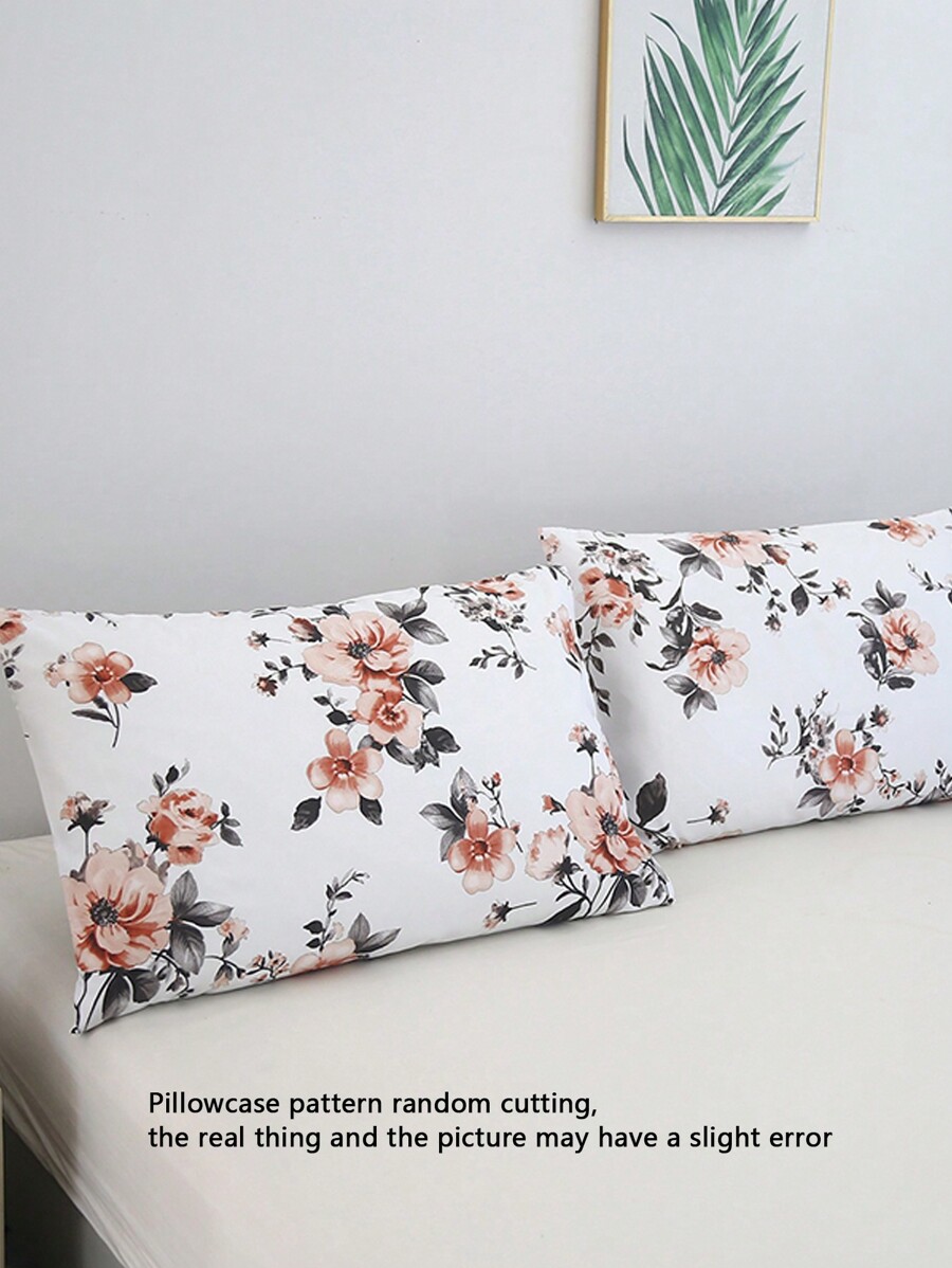 All Over Print Simple Duvet Cover Set, Casual Home Goods For Daily Use