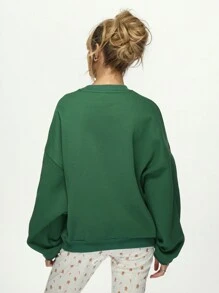 MISSGUIDED 节日季宽松圆领套头衫圣诞冬季卫衣长袖家居服休闲节日派对装