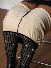 Calvaya Plus Size Women Sexy Elegant Glossy Tights/Pantyhose, Thermal Winter Legging Fall Cloth For Women - Black - View 8