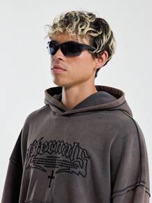 Musero Men Eternals Graphic Embroidery Hoodie