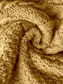 Calvaya Plus Size Women's Sleeveless Sweater Vest With Button Closure, For Winter - Mustard Yellow - View 7