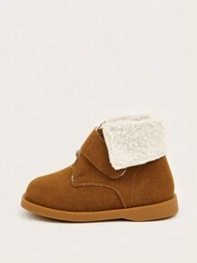 1 Par de Botas Versáteis Britânicas Confortáveis e na Moda para Meninos - Castanho - Visão 3