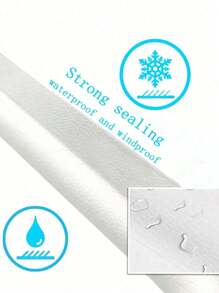 SHEIN 1pc, Door Gap Door Sealing Strip, Foam Tape Sound Insulation, Waterproof, Insect Repellent, Dustproof, Windproof Door Gap Insulation Strip Christmas For Holiday Gift Giving,Stickers,Wall Decal, Vinyl Decal For Home Decorations,Spring Decoration Items Refresh Your Home,Rama Decoration Stickers