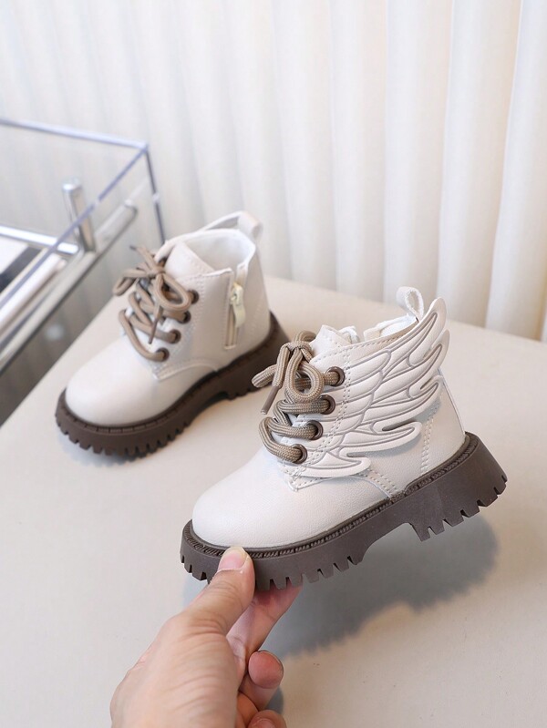 Botas de Moda Infantil, Botas Casuais para Meninas, Botas de Vestido Combinável, Sapatos de Bebê com Sola Macia e Antiderrapante para Crianças, Outono/Inverno