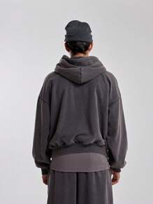 Musero 男士骷髅拉链连帽衫 - 彩色 - 查看 5