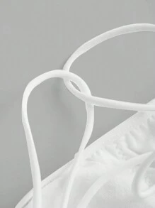 SHEIN 2pcs Teen Girl Minimalist Comfortable Padded Cross Strap Slip-Resistant Tube Top Bra Set - Multicolor - View 4