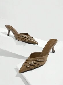 CUCCOO GRLICON 女士 Y2K 朋克风格高跟鞋，适合摩托车、酷女孩、万圣节、圣诞节、派对装扮