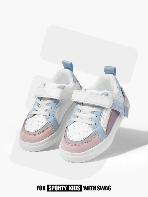 JNSQ 1pair Cool & Casual Low-Top Children Canvas Sneakers, Suitable For Girls, Spring/Autumn