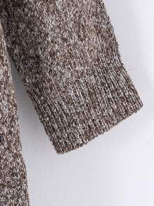 Vestido suéter para meninas pré-adolescentes, novidade para outono/inverno