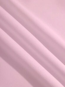 INAWLY Plus Size Casual Solid Color Half Zip Stand Collar Long Sleeve Sweatshirt Graduation,Back To School,Teacher Pullover Fall - Pink - View 4