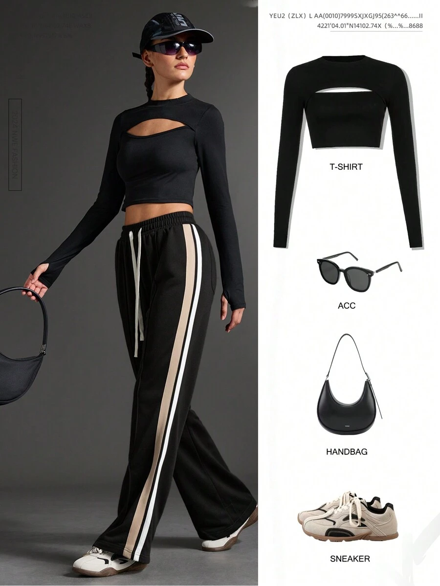 SHEIN Sports Camiseta de tirantes de moda deportiva de yoga, running, al aire libre y casual XH028