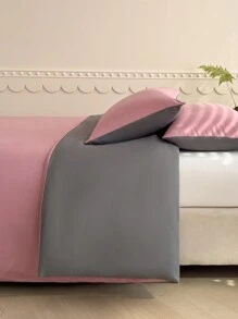 2/3 Pezzi Set Copripiumino Morbido - Set Biancheria da Letto di Lusso Premium, Include 1 Copripiumino e 1/2 Federe - Prezzo Conveniente, Alta Qualità, Disponibile nelle Misure Twin, Full, Queen, King - Rosa antico - Visualizzare 4