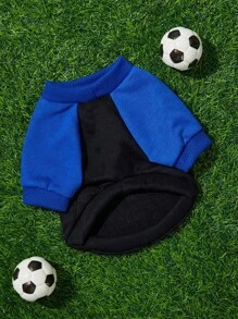 Sudadera con estampado de degradado azul y negro, diseño casual unisex para gatos y perros de Petsinclub - Multicolor - Ver 6