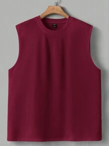Manfinity Homme Men's Casual Round Neck Loose Fit Everyday Top