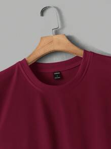 Manfinity Homme Men's Casual Round Neck Loose Fit Everyday Top