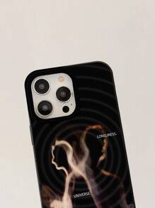 ROMWE Grunge Punk Ốp lưng điện thoại từ tính Thermographic Human Silhouette, tương thích với MagSafe Tương thích với Iphone - Nhiều màu - Xem 3