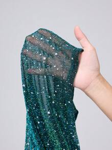 SHEIN Clasi 大码轻质长袖透明休闲夹克，简约设计