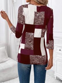 EMERY ROSE Women's Black Cat Graphic T-Shirt