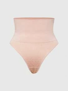 Plain High Waist Shaping Underwear Light Luxury Sexy