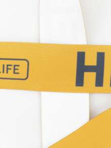 男士字母卡通图案镂空性感三角裤 - 黃色 - 查看 8