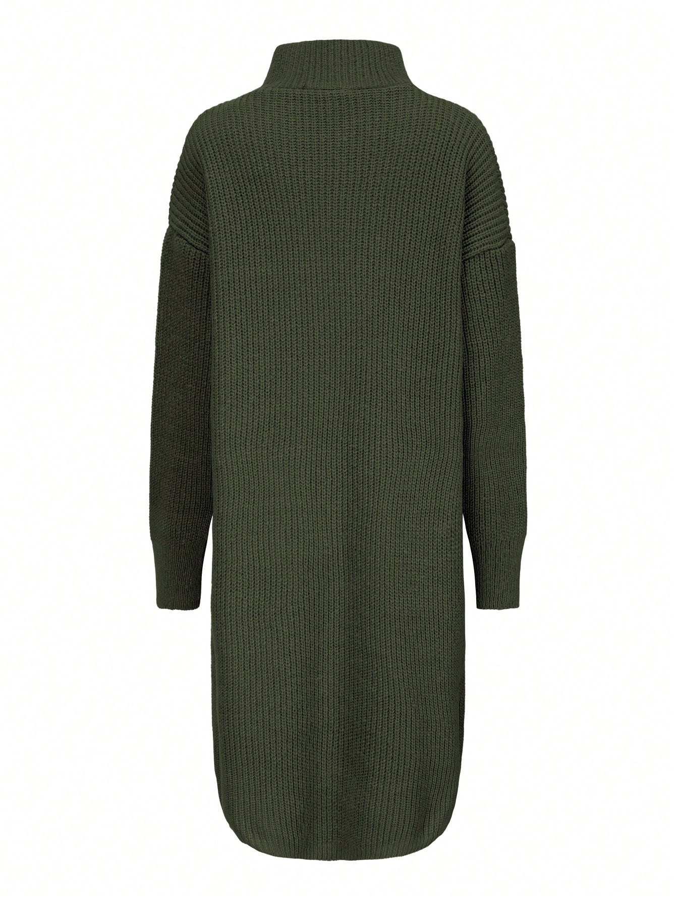 EMERY ROSE قميص كاردجان منسوج طويل الأكمام بياقة V...