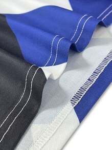 Manfinity Homme Áo thun polo tay ngắn màu đơn giản cho nam - Nhiều màu - Xem 5