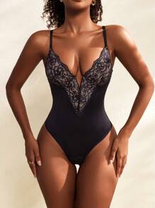 1 szt. Body modelujące damskie o wysokiej elastyczności, modelujące i kontrolujące brzuch