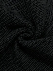 SHEIN Frenchy Vestido tipo chaleco de punto para tallas grandes, minimalista de moda casual para uso diario, para invierno