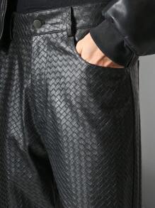 SUMWON Weave Skater Fit Pant - Black - View 6