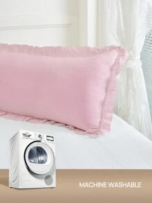 1 件蕾丝枕套，无填充，柔软透气，别致可爱装饰卧室宿舍必需品，四季床上用品套装 - 粉色 - 查看 7