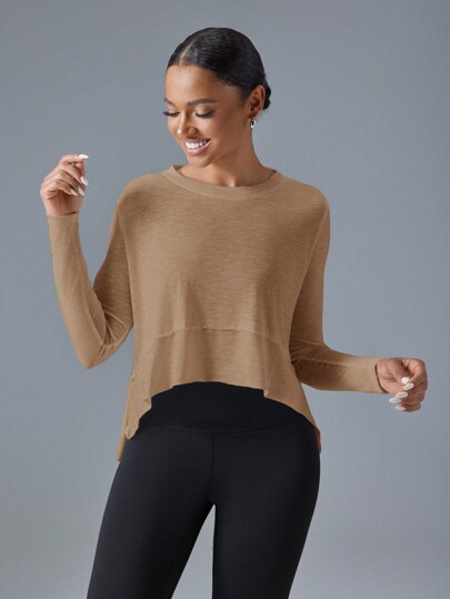 VARSITIE Camisetas y tops básicos para deportes de mujer para verano y otoño, uso al aire libre y ocio