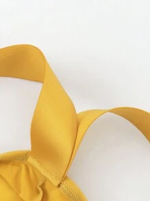 男士字母卡通图案镂空性感三角裤 - 黃色 - 查看 6