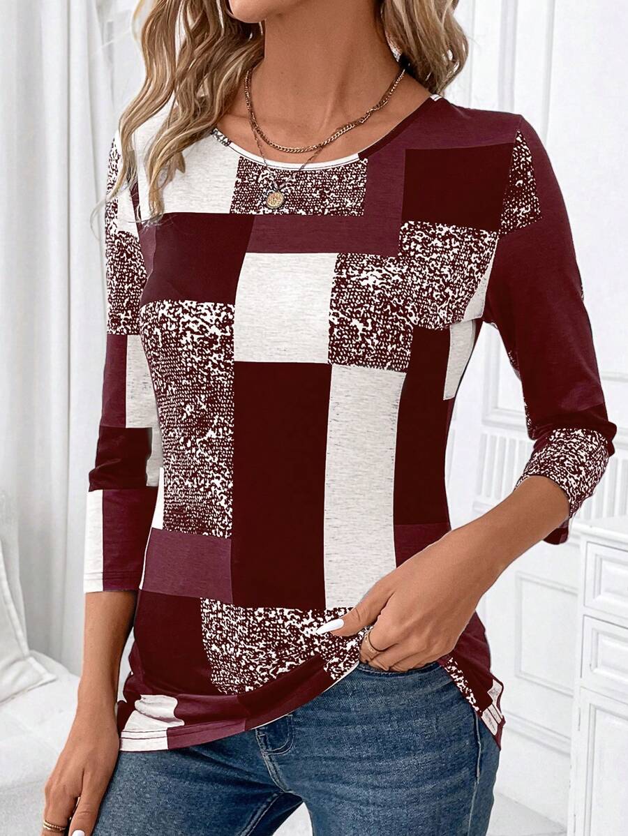 EMERY ROSE Women's Black Cat Graphic T-Shirt