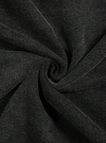 ROMWE MEN Goth 男士休闲骷髅与花卉印花连帽衫，适合日常穿着，秋季