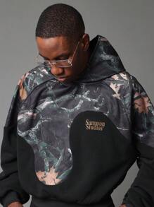SUMWON Sumwon Studios Designer Sweatshirt Hoodie Autumn Winter Collection Premium Streetwear Fashion Marble Abstract Pattern Comfortable Leisure Wear Casual Urban Style