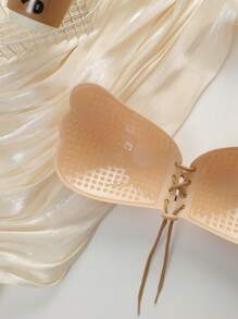 Snug Zone 2pcs/Set Plus Size Lingerie Accessories Adhesive Bra - Multicolor - View 5