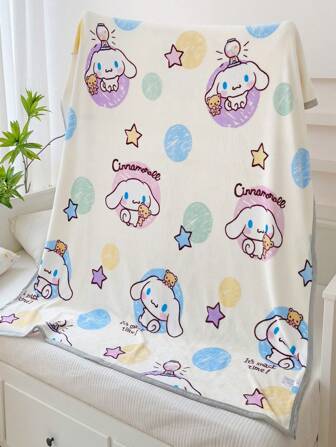 Cartoon Print Warm Blanket & Towel Quilt, Autumn/Winter