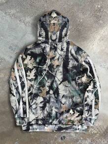 Manfinity EMRG 1 chiếc Áo hoodie thường ngày cho nam, tối giản và phong cách để mặc hàng ngày khi đi chơi cùng bạn bè, Áo hoodie dài tay thường ngày họa tiết, Quà tặng cho bạn bè, chồng, bạn trai - Nhiều màu - Xem 2