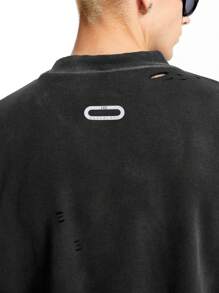 NEON BLANC Men Casual Loose Fit Round Neck Pullover Sweatshirt, Long Sleeve Streetwear Style Sweatshirt, For Friends, Husband, Boyfriend Gifts